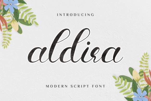Aldira Font: Elegant Script for Modern Branding