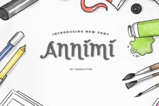 Annimi: A Bouncy Handwritten Font for Editorial Charm