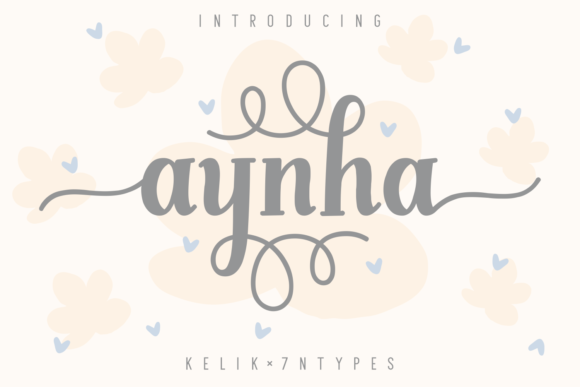 Aynha: A Soft Script Handwritten Font for Editors