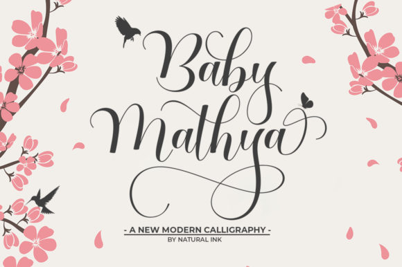Baby Mathya: A Handwritten Font for Elegant Branding