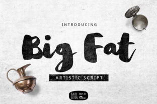 Big Fat: A Bold Handwritten Typeface for Editorial Design