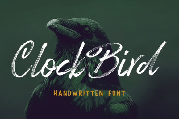 Clock Bird Typeface for Digital Branding