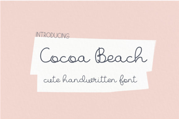 Cocoa Beach: A Friendly Script Handwritten Font