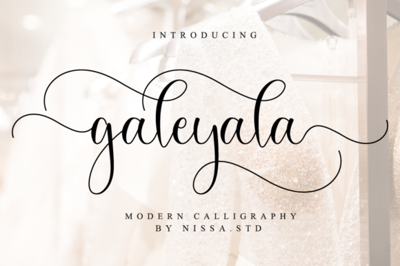 Galeyala: An Elegant Script Handwritten Font
