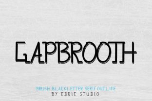 Gapbrooth: A Friendly Script Handwritten Font for Web Design