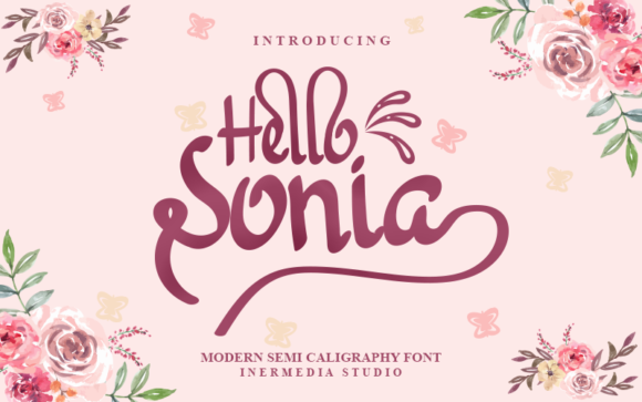 Hello Sonia: A Refined Script Typeface for Editorial Design