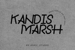 Kandis Marsh: A Charming Script Handwritten Font for Makers