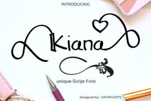 Kiana: A Soft Script Handwritten Font for Editorial Design