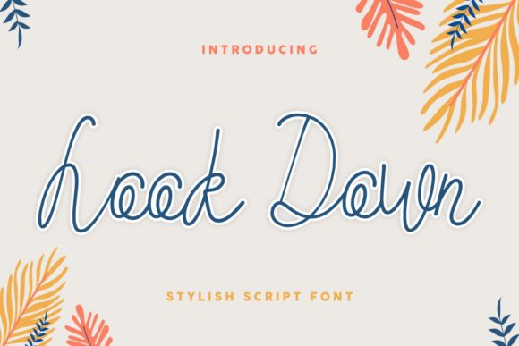 Look Down: A Script Handwritten Font for Marketers