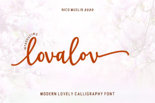 Lovalov: A Handwritten Font for Elegant Branding