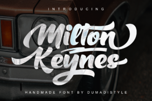 Milton Keynes Font for Editorial Design