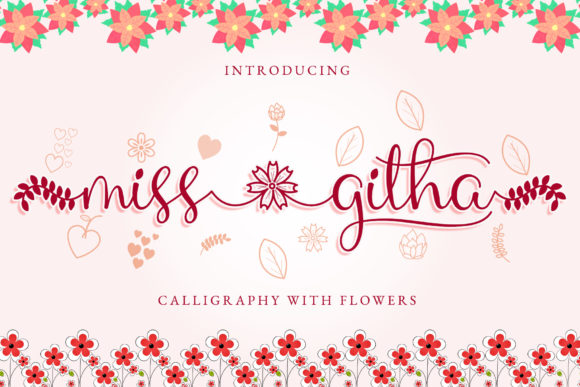 Miss Githa: The Elegant Script Font for Marketers