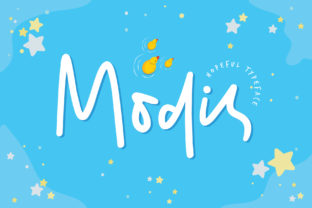 Modis: A Handwritten Font for Editorial Charm