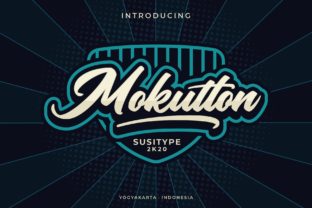 Mokutton: A Bold Handwritten Typeface for Editorial Design