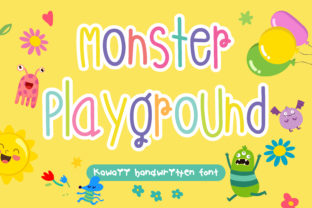 Monster Playground Font for Handmade Brands