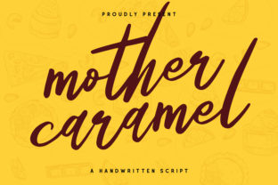 Mother Caramel: A Sweet Handwritten Typeface for Editorial Design