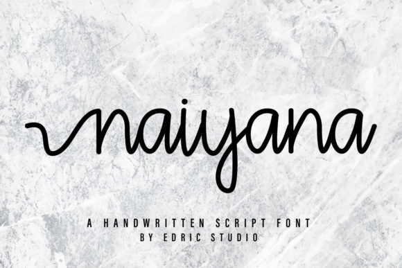 Naiyana: The Elegant Handwritten Font for Branding