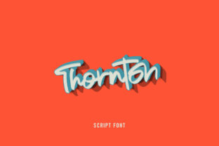 Thornton: A Script Handwritten Font for Editorial Design