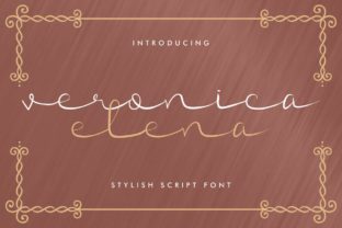 Veronica Elena Font for Handmade Elegance